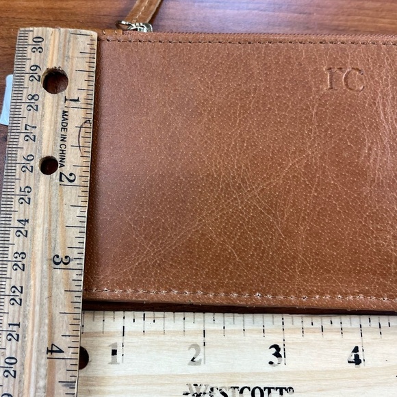 New Rachel Cruze 6 Slot Card Wallet Leather Clutch Zipper Pouch JOYN - Picture 11 of 12